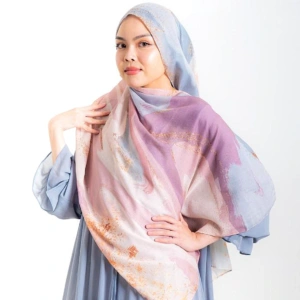 Pashmina Abstract Glow - Lilac Dream