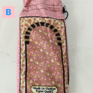 Sajadah Travel Turki - Motif 'Ankara Rose'