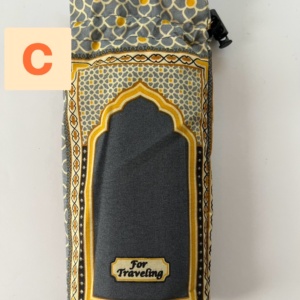 Sajadah Travel Turki - Motif 'Topkapi Yellow'