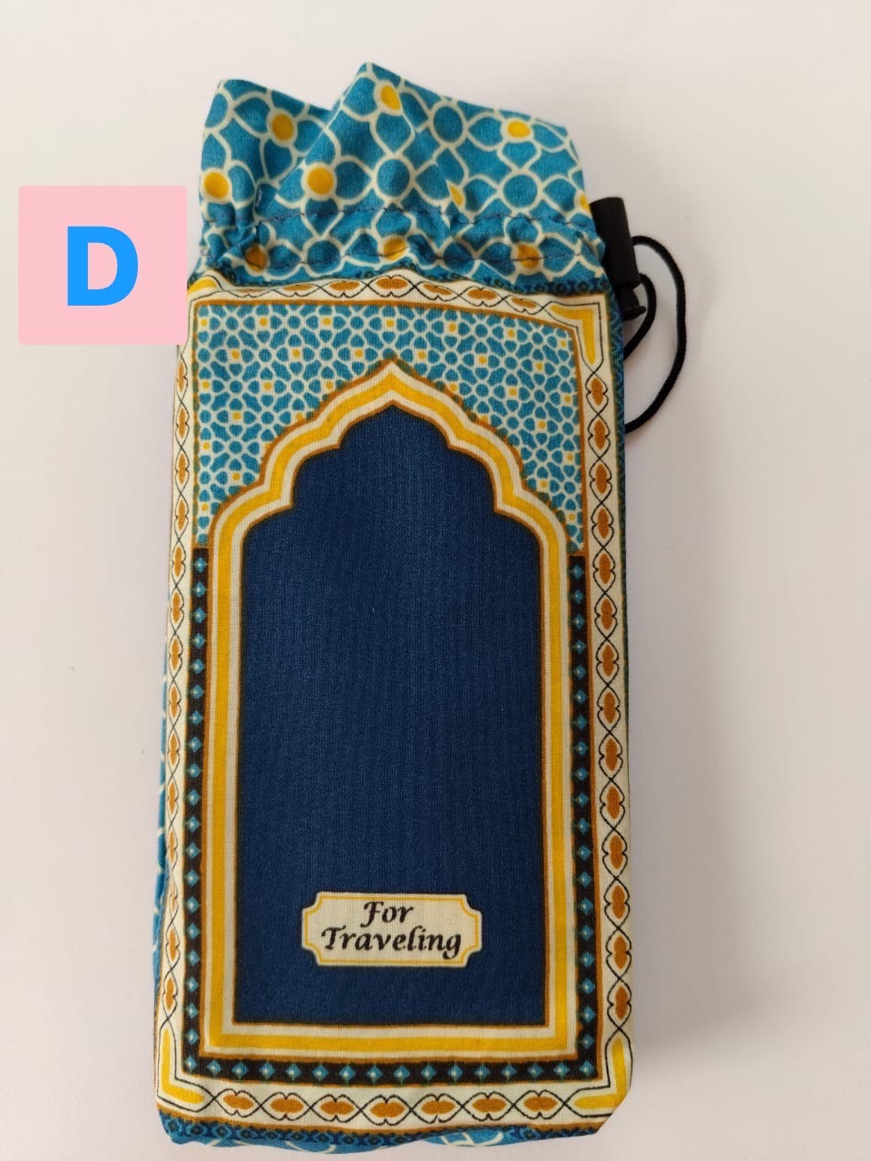 Sajadah Travel Turki - Motif 'Bursa Blue'