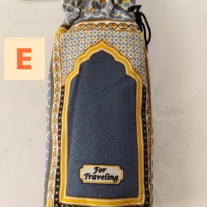 Sajadah Travel Turki - Motif 'Anatolia Steel'