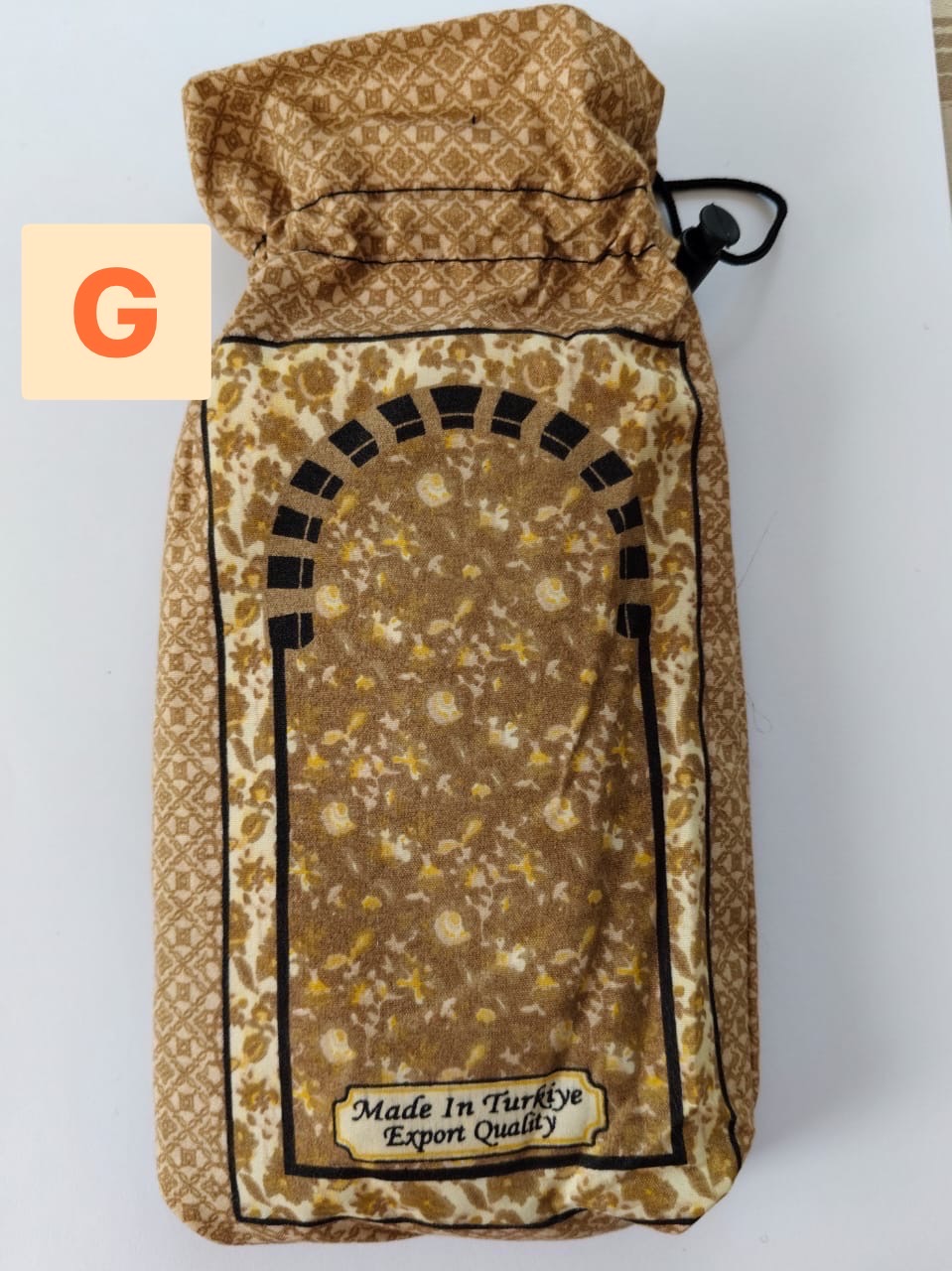 Sajadah Travel Turki - Motif 'Hagia Brown'